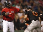 David Ortiz, Kevin Gregg Throw Punc