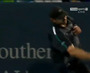 Roddick Smashes Ball into Stands
